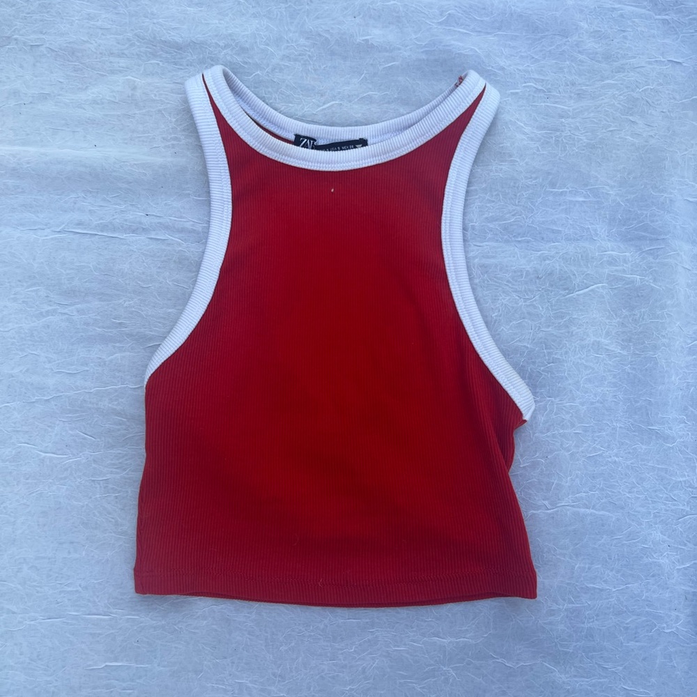Red Zara tank